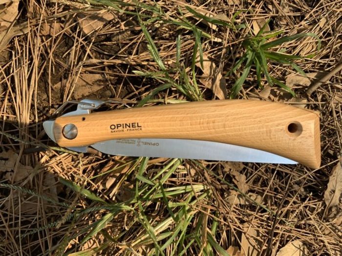 OPINEL】オピネルのフォールディングノコギリがカッコよすぎる件【木製ハンドル】 | 貧困派キャンパーつくりんキャンプブログ